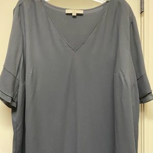 Loft grey blouse